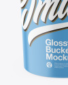 Glossy Paint Bucket Mockup