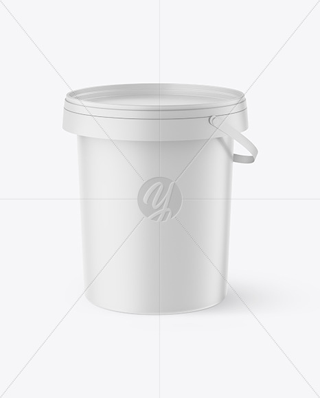 Matte Paint Bucket Mockup