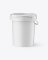 Matte Paint Bucket Mockup