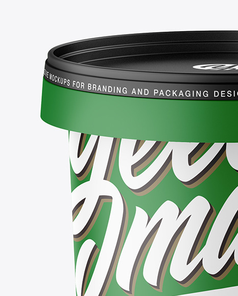 Matte Paint Bucket Mockup