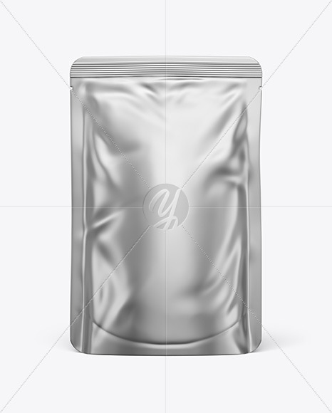 Metallic Stand-up Pouch Mockup