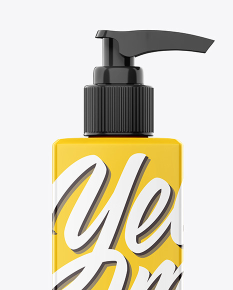 Hand Sanitizer Bottle Mockup