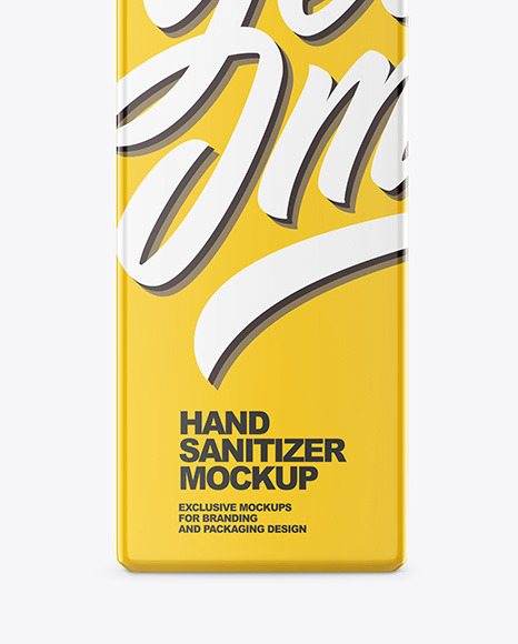 Hand Sanitizer Bottle Mockup