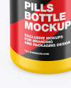 Matte Pills Bottle Mockup