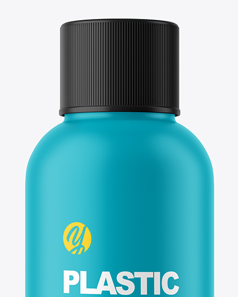 Matte Plastic Bottle Mockup