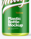 Clear Plastic Bottle Mockup