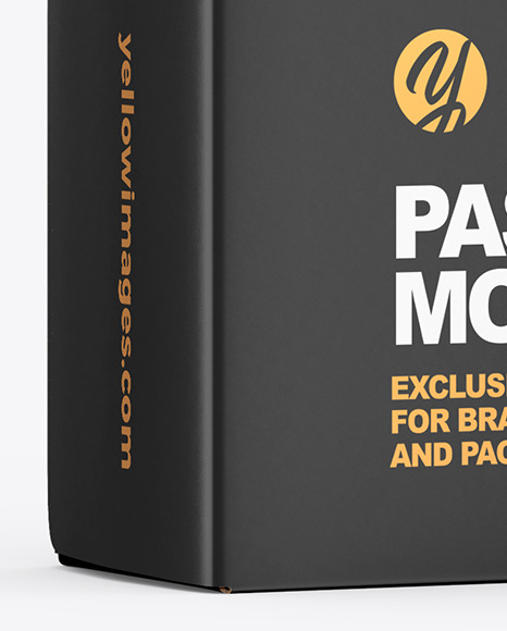 Spaghetti Pasta Box Mockup Spaghetti Pasta Box Mockup