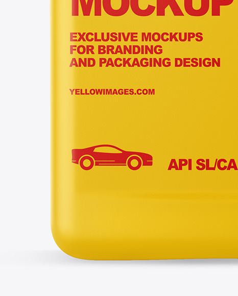 Motor Oil Bottle Mockup