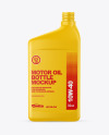 Motor Oil Bottle Mockup