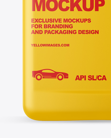 Motor Oil Bottle Mockup