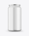 Metallic Drink Can w/ Glossy Finish Mockup