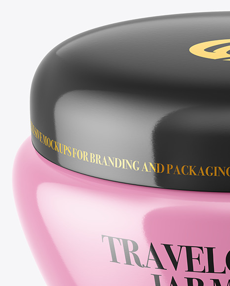 Travel Cosmetic Jar Mockup