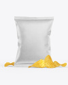 Kraft Snack Package w/ Chips Mockup