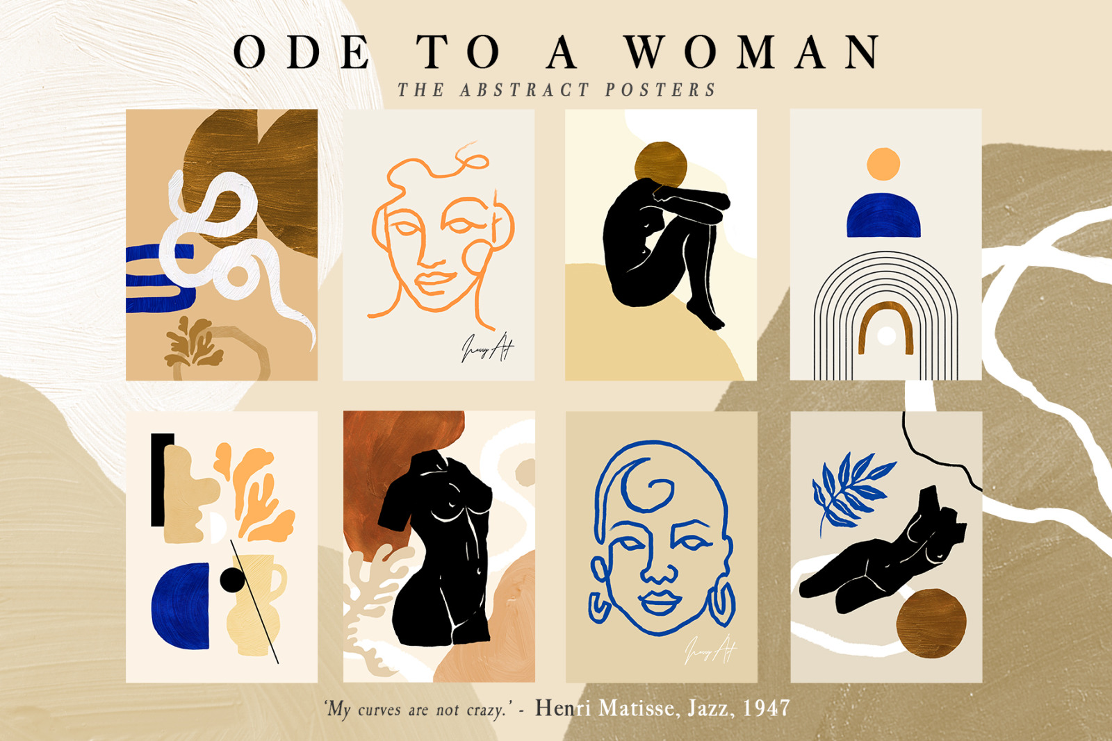 Ode to a woman Postcard Set