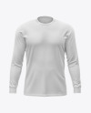 Men's Jersey With Long Sleeve Mockup Men's Jersey With Long Sleeve Mockup