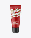 Glossy Cosmetic Tube Mockup