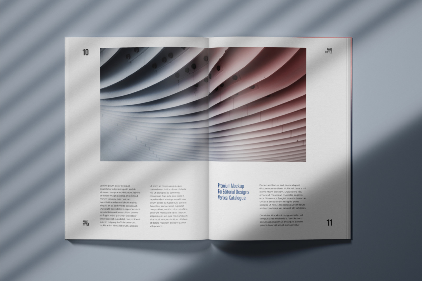 Vertical Catalogue, Magazine Mockup Set