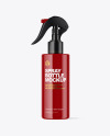 Glossy Spray Bottle Mockup