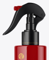 Glossy Spray Bottle Mockup