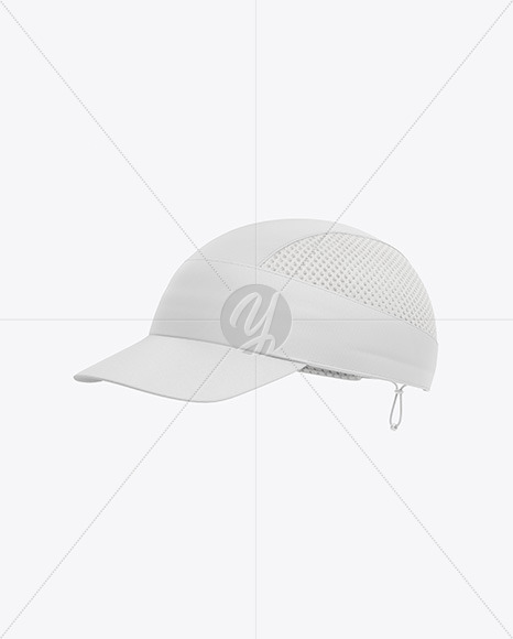 Baseball Cap Mockup / Halfside View