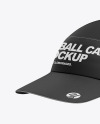 Baseball Cap Mockup / Halfside View