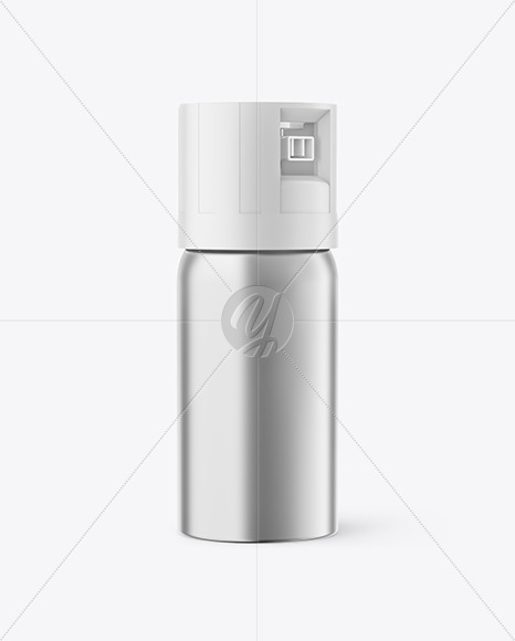 Metallic Pepper Spray Bottle Mockup