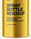 Metallic Pepper Spray Bottle Mockup