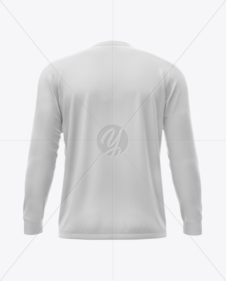 Men's Jersey With Long Sleeve Mockup