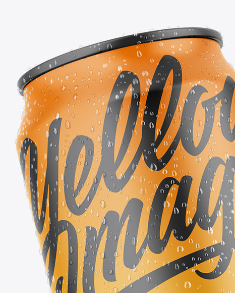 Three Matte Cans Mockup