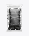 Bag With Black Potato Chips Mockup