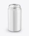 Metallic Drink Can w/ Glossy Finish Mockup