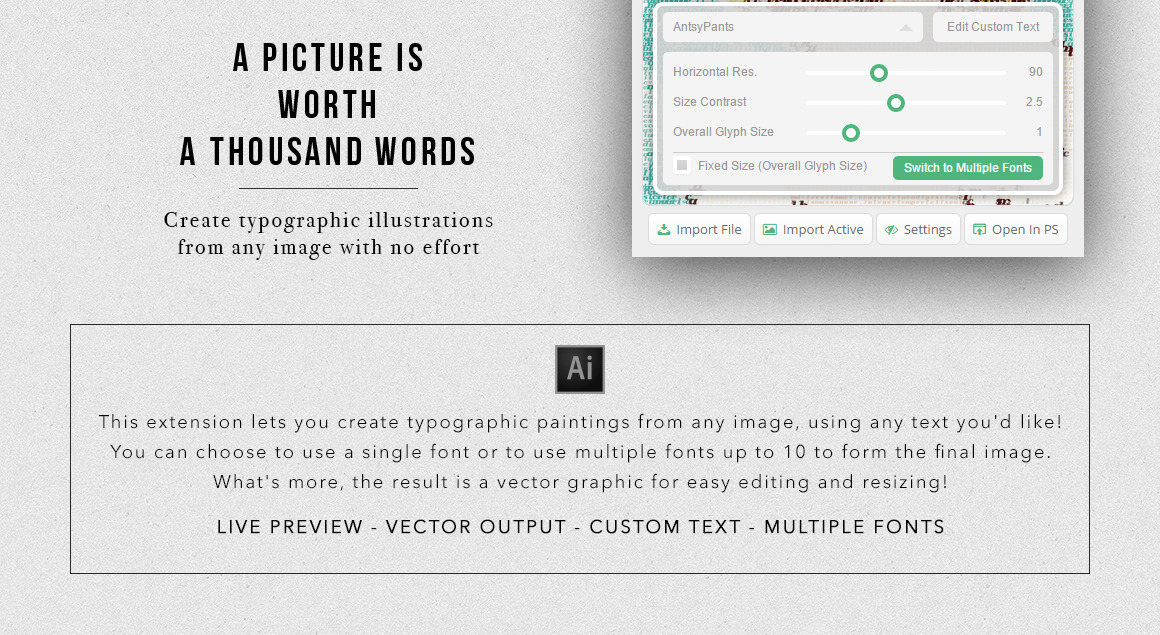 Typo Illustrator Typo Illustrator