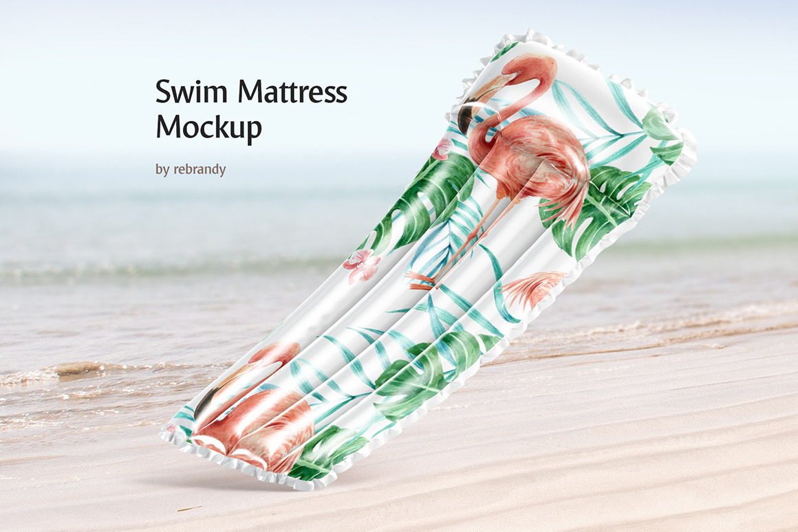 Swim Mattress Mockup Swim Mattress Mockup