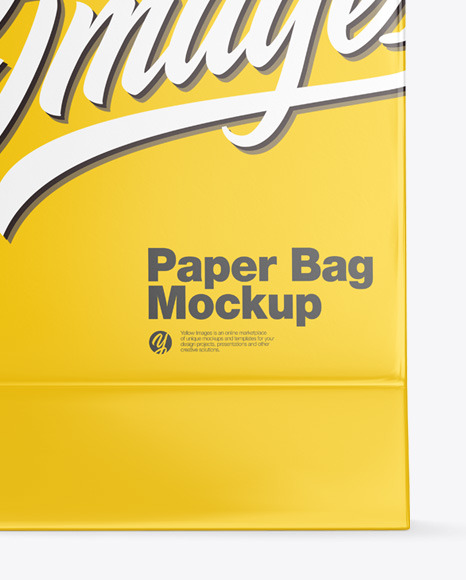 Glossy Shopping Bag Mockup