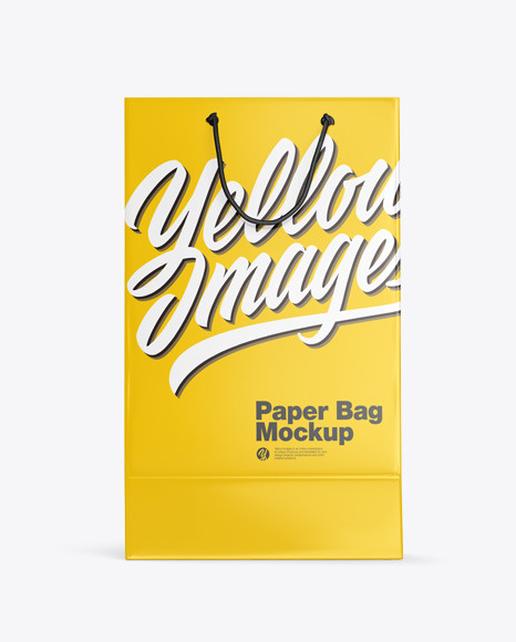 Glossy Shopping Bag Mockup