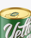 1L Matte Aluminium Can Mockup (High Angle)