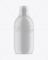 Matte Plastic Sport Nutrition Bottle Mockup