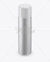 Matte Metallic Shaving Foam Bottle With Cap Mockup (High-Angle Shot)