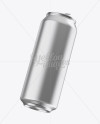 500ml Aluminium Can With Metallic Finish Mockup