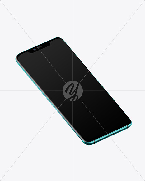 Emerald Green Huawei Mate 20 Pro Mockup