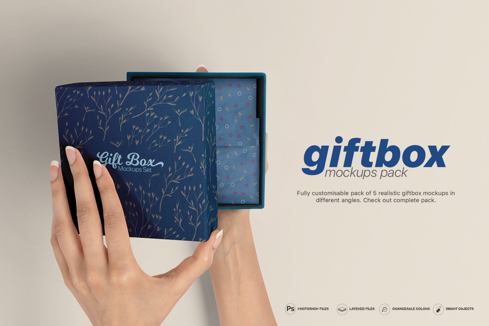 Gift Box Mockups Pack