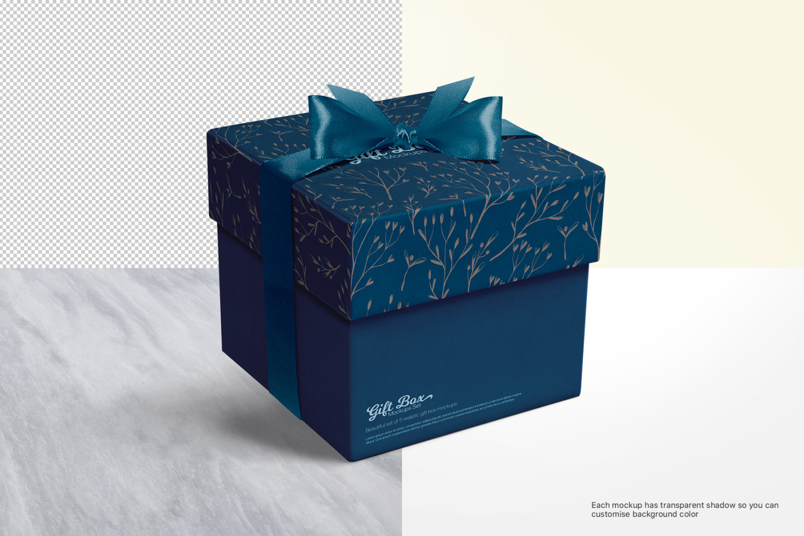 Gift Box Mockups Pack