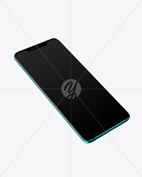 Emerald Green Huawei Mate 20 Pro Mockup