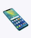 Emerald Green Huawei Mate 20 Pro Mockup