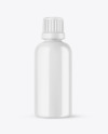 Glossy Plastic Bottle Mockup