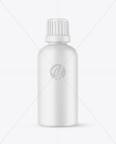 Matte Plastic Bottle Mockup