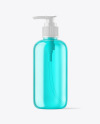 Plastic Bottle with Pump Mockup Plastic Bottle with Pump Mockup