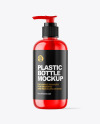 Plastic Bottle with Pump Mockup Plastic Bottle with Pump Mockup