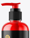 Plastic Bottle with Pump Mockup Plastic Bottle with Pump Mockup