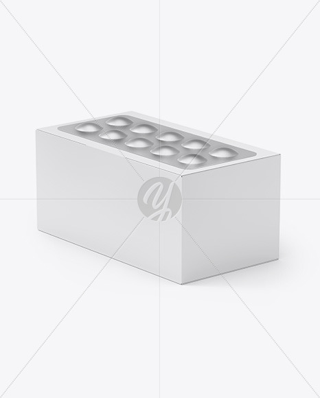 Paper Box W/ Blister Pack Mockup